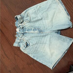 Light Blue Denim Shorts